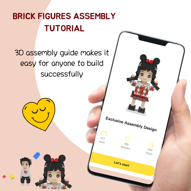 Custom Duduu Brick Figure 1 Person