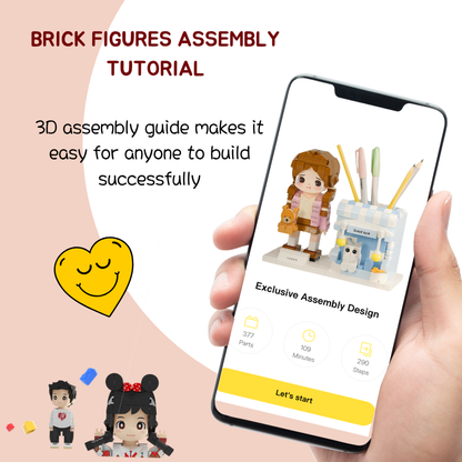 单人圆脸宠物笔筒