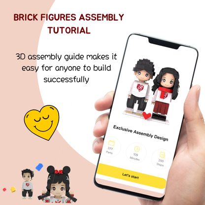 Custom Duduu Brick Figure 2 Person