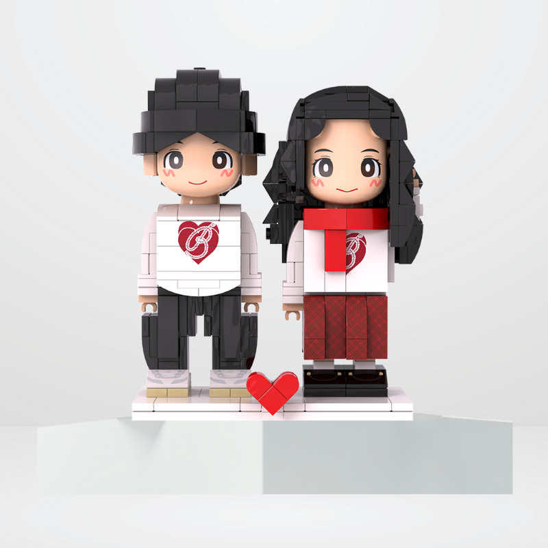 Custom Duduu Brick Figure 2 Person